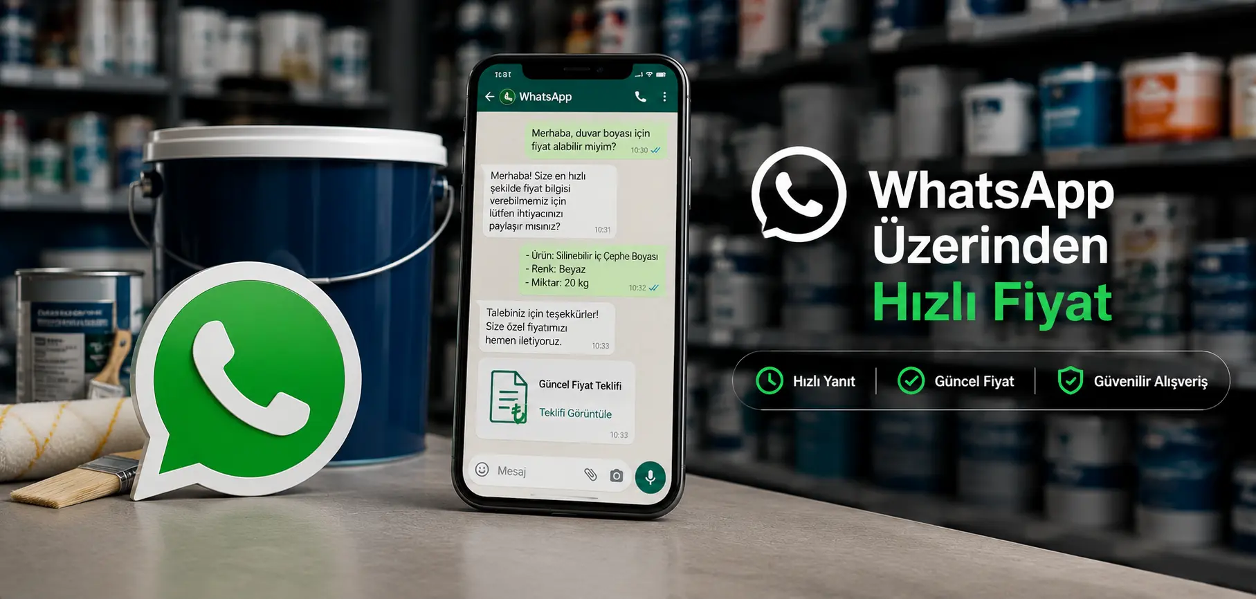 WhatsApp Üzerinden Hızlı Fiyat